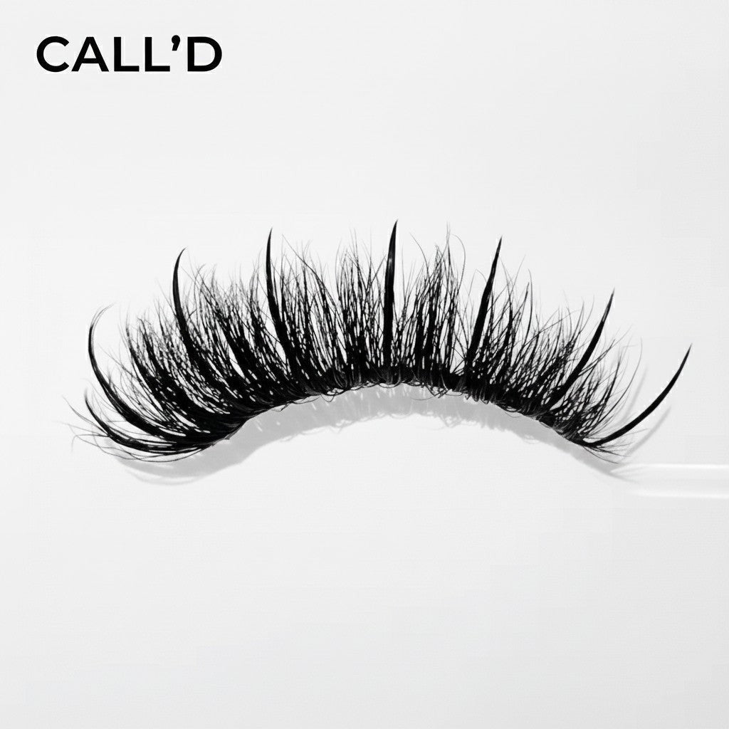 Daboujiebar CALL'D 20mm wispy false lash strips with a spiked, airy finish for a bold look.
