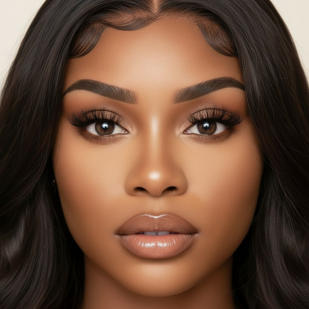 Daboujiebar FLAME spiky, textured, and lifted false lash strips for a dramatic, wispy eye look.