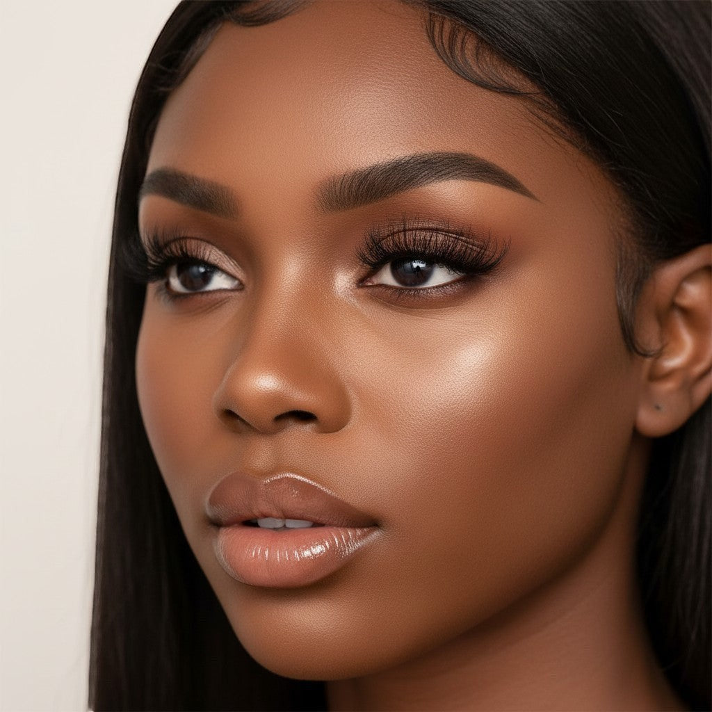Daboujiebar HER full glam 20mm wispy strip lashes for dramatic volume and a bold look.