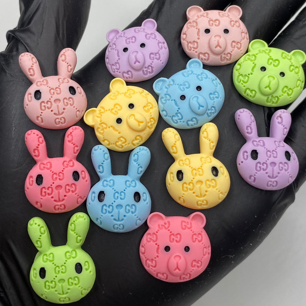 Colorful GG Bunny Charms - Daboujiebar