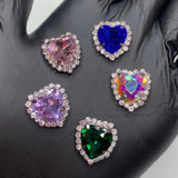 Boujie Heart Charms - Daboujiebar